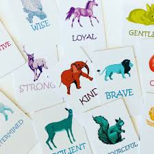 Animal Strength Cards Cards Kids Cards Strength