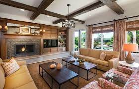 The first on this list is a stunning living room with the cutest things you can think of as coffee tables. 20 Stunning Living Rooms With Multiple Coffee Tables Home Design Lover Rustic Living Room Design Modern Furniture Living Room Interior Design Living Room