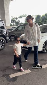 Manav Manglani | Saif Ali Khan with Taimur and Jeh take a buggy ride at the airport 😍♥️ | Instagram