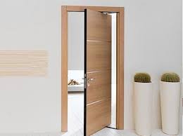 Space Saving Double Swing Doors Pivot On Hidden Hinges Door Design Interior Doors Interior Modern Space Saving Doors