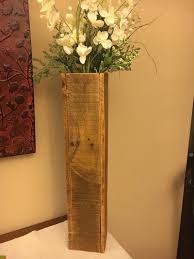 Wooden Vase Flower Vase Tall Wooden Vase Rustic Home Decor Farmhouse Style Vase Customize Wood Reclaimed Woo Rustic Mirrors Rustic Wallpaper Rustic Decor