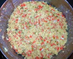 For christmas eve dinner, we have a table laden with pickles and preserves. Bramborovy Salat Traditional Potato Salad Traditional For Czech Slovakia Poland Cannot Be Missin Czech Recipes International Recipes Christmas Eve Dinner