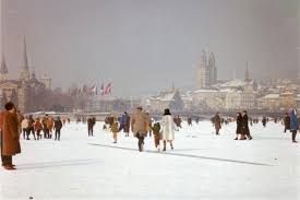 Swiss Winter Wonders Walking On Frozen Lake Zurich Lake Zurich Zurich Switzerland Frozen Lake