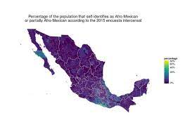 Mexico S Black Population In 2021 Mexico Afro Map