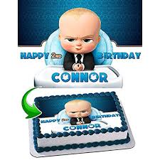 Happy birthday boss baby dean#bossbabycake #firstbirthdaycake #instayum #instacake #instasweet #cakedecorating #customcakes… Boss Baby Cake Edible Image Cake Topper Personalized Birthday 1 4 Sheet Decoration Party Birthday Sugar Frosting Transfer Fondant Image Edible Image For Cake Walmart Com Walmart Com
