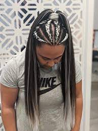 Braided Ponytail Extension Penteados Com Tranca Penteados Cabelo