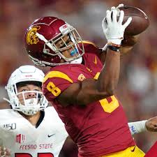 Brown does crazy neck exercises for a stronger neck Three Reasons Why Amon Ra St Brown Would Be A Great Pick For The Chicago Bears Sports Illustrated Usc Trojans News Analysis And More