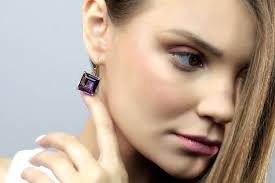 Deep Purple Earrings