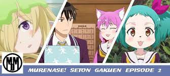 Murenase Seton Gakuen Episode 2 Anime Nosebleed Episode Seton