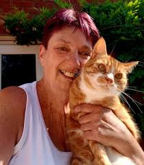 I have been very spoilt so far today. Mummy took me for cuddles in the  garden. Then revealed one of my birthday presents. A couple of catnip mice  which I've had a