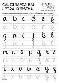 Abecedario Minuscula Cursiva Abecedario En Letra Cursiva Teaching Cursive Writing Teaching Cursive Cursive Writing Practice Sheets