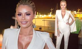 TOWIE's Chloe Sims shows off extreme cleavage in Ibiza