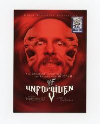 STONE COLD STEVE AUSTIN 2002 Fleer WWF Unforgiven Pay Per View Posters #7 JM