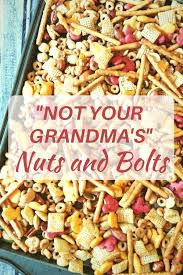 Nuts And Bolts Snack Mix With Mickey Cheddar Goldfish Snack Mix Snacks Spiced Nuts
