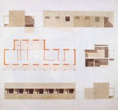 Giorgio Grassi 70 Illustrations 7 Petites Maisons Collage Architecture Schemas D Architecture Coupes Architecture