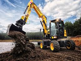 With a hight of 7'11. Wheeled Excavators Attachments Construction Yanmar