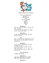 Cat In The Hat Reader S Theatre Script By Kevin Sheehan Tpt