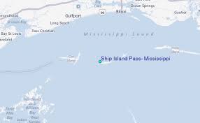 Ship Island Pass Mississippi Tide Station Location Guide