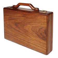 Custom Wooden Attache Case By Jeffrey Benjamin Wooden Wooden Bag Woodworking