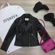 Black Leather Jacket Women Motorcycle Jacket Moto Jacket Biker Jacket Womens Leather Jacket Real Leather Jacket 36 Gift For Her