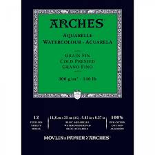 Bloco De Papel Para Aquarela Arches 300g Textura Fina 14 8x21cm Bloco papel para aquarela preto 300g etival a5. aquarela arches 300g textura fina 14 8x21cm