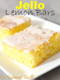 Six Sisters Stuff Family Recipes Food Fun Crafts Lemon Bars Recipe Desserts Cake Mix Recipes