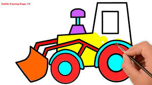 Wie Zeichnet Man Traktor Malvorlagen Fur Kinder Traktor Youtube