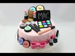 Make Up Cake I Make Up Torte I Make Up Kuchen I How To Make A Make Up Cake Youtube Make Up Cake Cake Designs Birthday Fondant Cakes