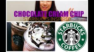Home crème based frappuccinos starbucks secret menu: Diy Chocolate Cream Chip Starbucks Inspired Youtube