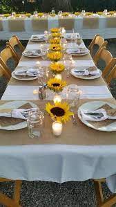 100 Bold Country Sunflower Wedding Ideas Rehearsal Dinner Decorations Sunflower Wedding Sunflower Party