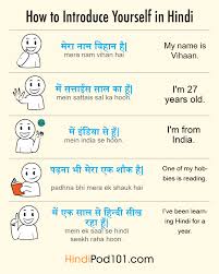 It really isn't that different in japanese, minus the handshake. How To Introduce Yourself In Hindi A Good Place To Start Learning Hindi