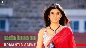 Miss Chandni Ki Ada | Main Hoon Na | Romantic Scene | Shah Rukh Khan,  Sushmita Sen, Amrita Rao - YouTube