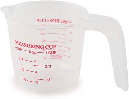 So the question becomes 'how many 2/6ths are there in 3/6th?' since you have a common denominator, just divide 3 by 2 (3/2) to get 1.5. Amazon Com Norpro 1 Plastic Measuring Cup Multicolored Kitchen Dining