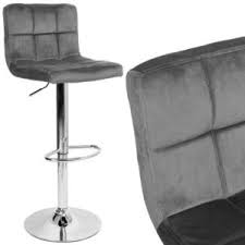 Barová židle ARAKO CHROM šedá (38 kúskov)