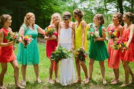 Brightly Colored Bridesmaids Dresses Bridesmaid Bridesmaid Dress Colors Casual Bridesmaid Dresses