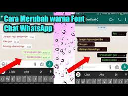 Check spelling or type a new query. Cara Membuat Tulisan Berwarna Di Whatsapp