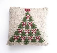 Fair Isle Christmas Tree Charts Cushion Cover Pattern By Sandra Nesbitt