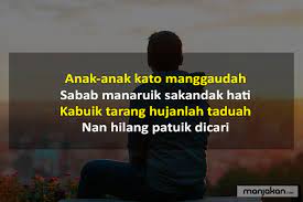 Duduak marauik ranjau tagak maninjau jarak 15 Contoh Pantun Minang Dengan Berbagai Tema Dan Penjelasannya
