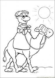 Did you scroll all this way to get facts about cartoon camel? Coloring Pages The Baby Is Riding Camel Cartoons Muppet Babies Coloring Home