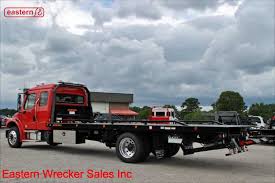 • front steer axle up to 16k capacity. 2020 Freightliner M2 106 Extended Cab Air Ride With 22ft Jerr Dan Srr6t Wlp Low Profile Steel Carrier Eastern Wrecker Sales Inc