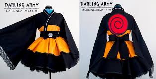 Uzumaki Naruto Shippuden Cosplay Kimono Dress Cosplay Outfits Cosplay Dress Kimono Dress