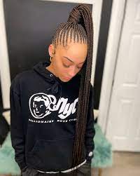 30 Best Cornrow Braids And Trendy Cornrow Hairstyles For 2021 Hadviser Cornrow Hairstyles Cornrow Ponytail Hair Styles