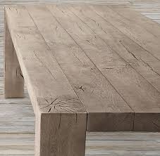 Aspen Parsons Dining Table Hand Hewn Timbers Of French Oak Up To 9 Long Wood Table Rustic Dining Table Patio Dining Table
