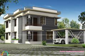 You can click the picture to see the large or full size. Separate Car Porch Flat Roof Home Kerala Home Design And Floor Plans 8000 Houses