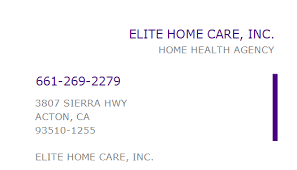 We help you deliver quality care. 1326207655 Npi Number Elite Home Care Inc Acton Ca Npi Registry Medical Coding Library Www Hipaaspace Com C 2021