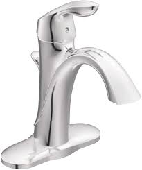 Take advantage of unbeatable inventory and prices from quebec's expert in construction & renovation. Moen 6400 Eva One Handle Single Hole Bathroom Sink Faucet With Optional Deckplate Chrome Touch On Bathroom Sink Faucets Amazon Com
