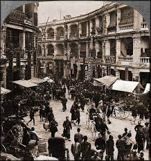 Queen S Road On Chinese New Years Day Hong Kong China 1902 Carlton H Graves Restored Photo Hong Kong Vintage Photographs