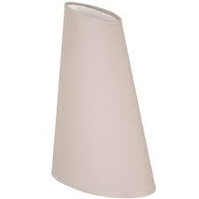 Lampe d'intérieur, fixation murale en bois et métal avec décaorations en bois. Vente Abat Jour Ovale Haut Beige Lampe Avenue