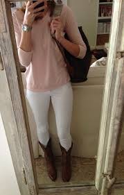 Black Jeans And Brown Cowboy Boots White Jeans With Cowboy Boots Everyday Outfits Fashion Cowboy Boot Outfits