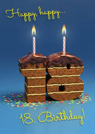 Happy Happy 18 Geburtstag Geburtstagskarten Spruche Echte Postkarten Online Versenden 18 Geburtstag Spruche Geburtstag Gluckwunsche Zum 18 Geburtstag